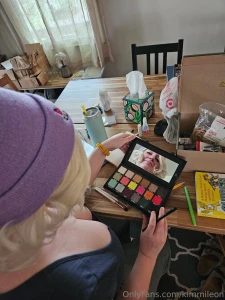 Here are the fun pics from the last facial video including some behind part 11