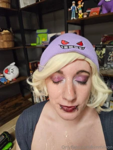 Here are the fun pics from the last facial video including some behind part 29