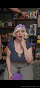 Here are the fun pics from the last facial video including some behind part 7