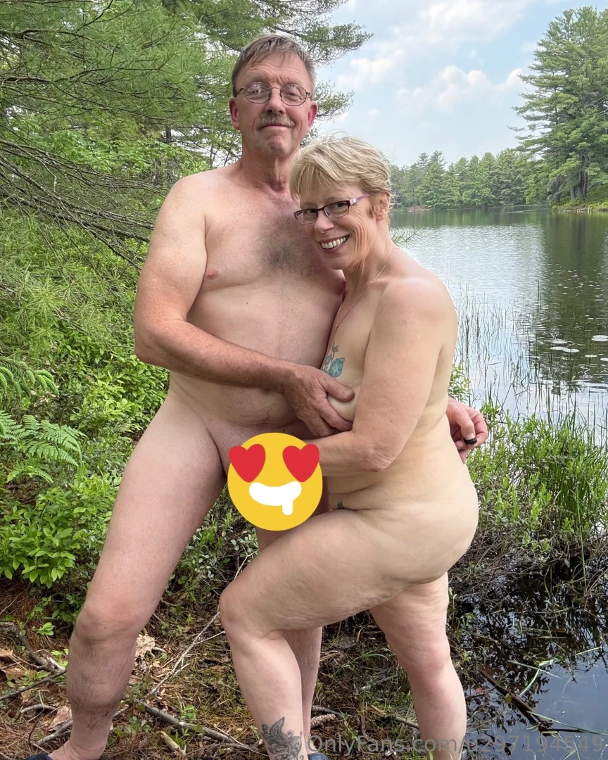 On a hot june morning- having fun on a remote shore of a local lake 