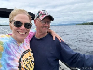 Out on the lake with lisa