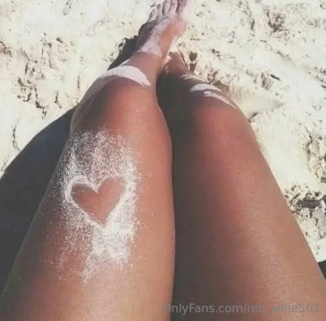 Leaving a little love where i tan 