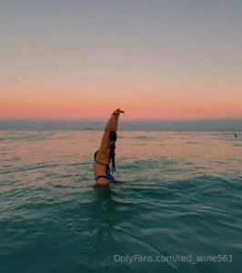 Ocean blue sky s pink drinks full and soul is touched