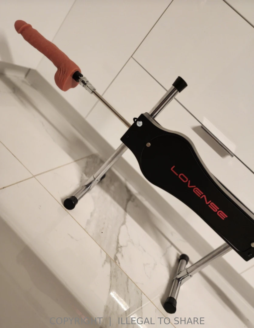 Videocall with my fuck machine 