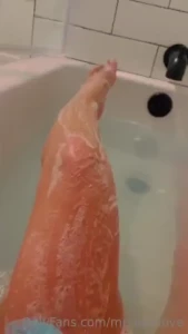 For my foot friends for those that don t know i take a bath almost