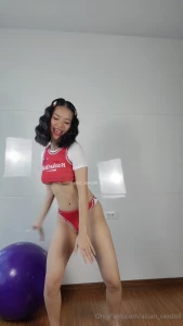 asian-sexdoll - Join me in a energetic and sexy 7min dance cardio session 