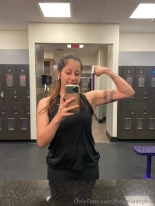 Feeling strong from working hard at the gym do you like sweaty girls part 2