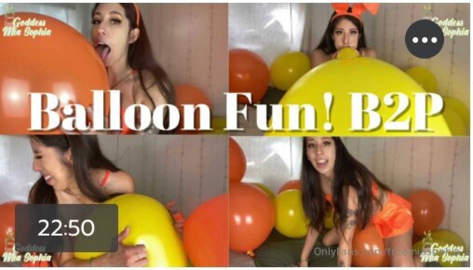 freemiasophia - Balloon fun b2p i ve blown up all the orange and yellow balloons and 