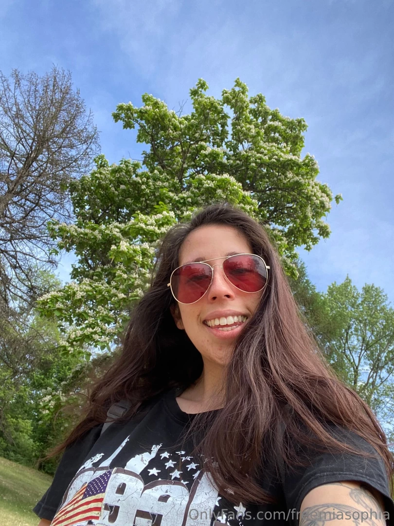 freemiasophia - Went live on tiktok while on the walk another tree are you getting part 3 