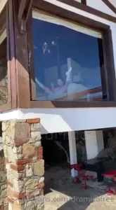 Voyeur window masturbation i thought i was alone in my cabin but i