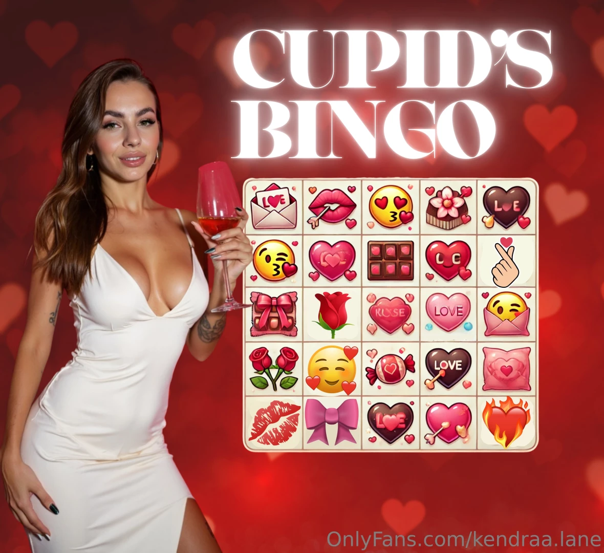 Cupid s bingo - a game for bold hearts ready to try your luck and win 