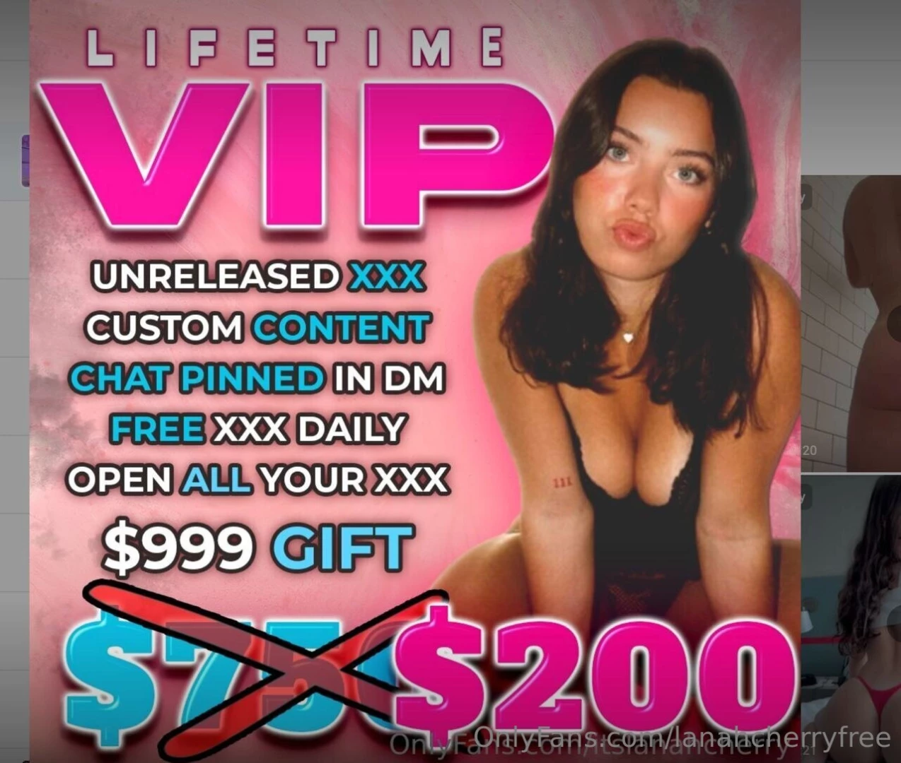 50 off my vip for 2 fans only first to tip 100 free 499 bundle sent to 