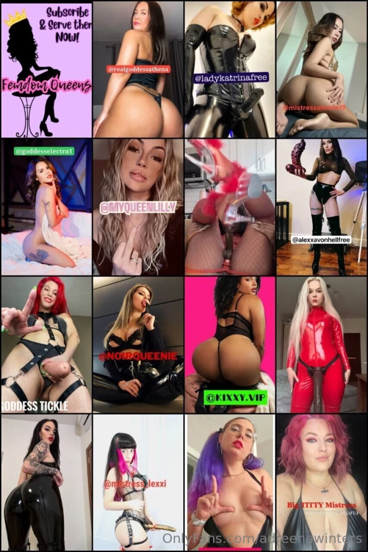Top femdom queens await you sub amp serve them now 6h advert part 2 