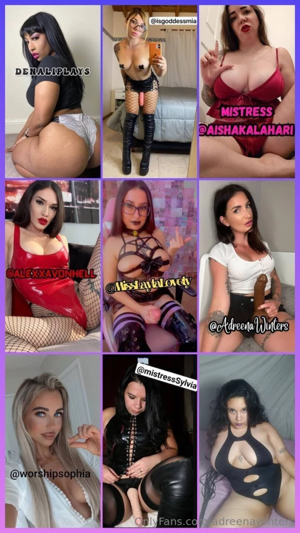 Submit to your new online mistresses now denaliplays ass worship queen 