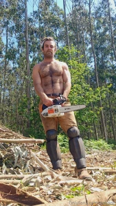 Stihl just released some pictures from their new calendar would you part 1