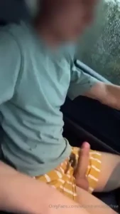 The road was so bumpy that my dick started cumming by itself full face