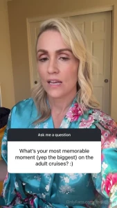 Ask me anything memorable moment on cruise