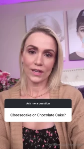 Ask me anything cake or cheesecake