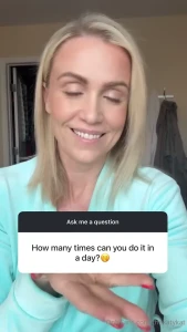 Ask me anything how many a day