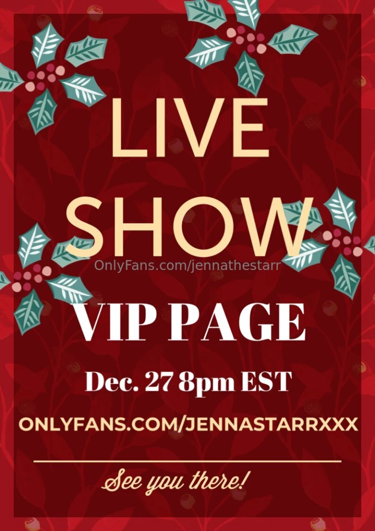 On my vip jennastarrxxx 