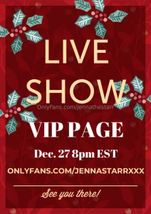 On my vip jennastarrxxx part 1