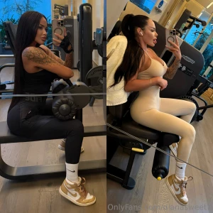 Sweets came back to the gym today even though my body s still lowkey