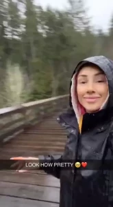 Good morning babe took a walk in the rain yesterday it s so beautiful