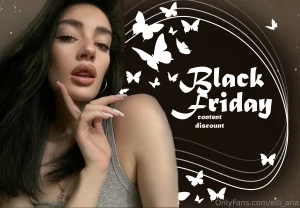 Black friday is already here hello my sweet i want to congratulate you