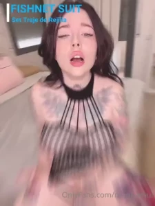 Unlock this fishnet suit themed set dancing in this costume is very part 1