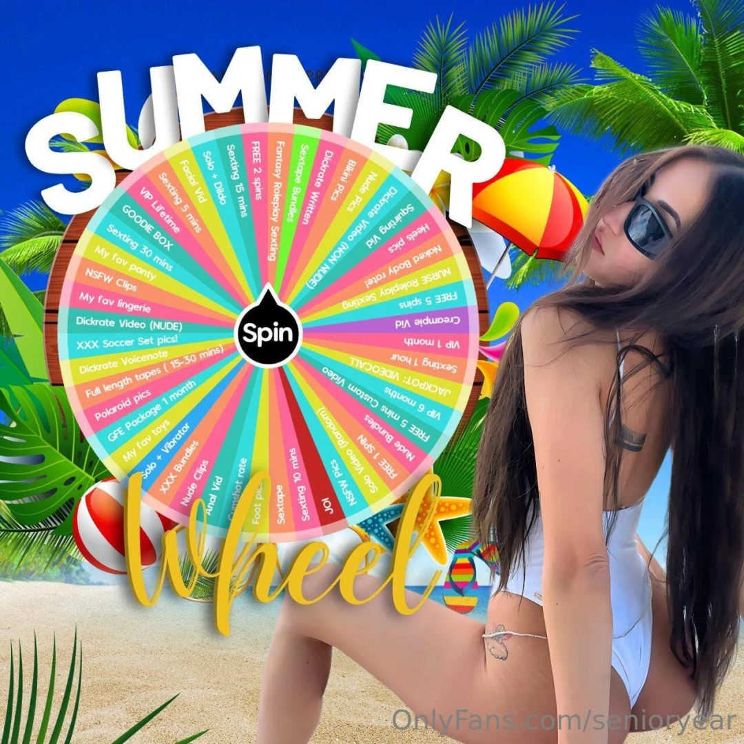 Summer spin the wheel feeling lucky babe let s heat things up with a 