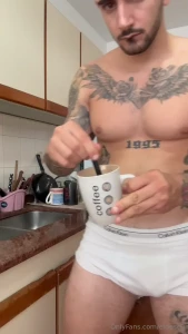 Would you like me to fill your morning coffee with my milk full video