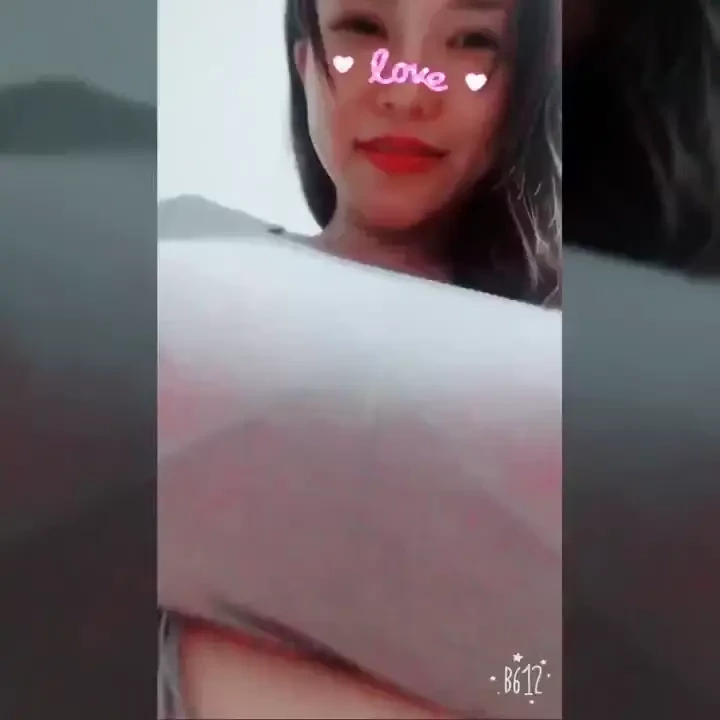 Boob play with tiny nude bra 