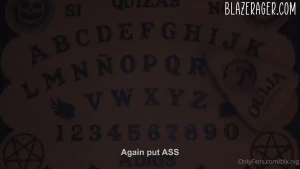 I went to visit my friend caroalvaro with a ouija that i found and we