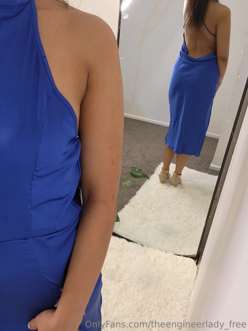 theengineerlady1 - Engineer in blue dress and a dildo 10 minute video 36 pics vibrator part 2 