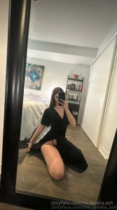 Looking classy in this dress but you have to see what s underneath