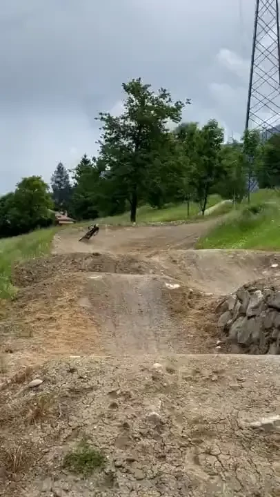 Playing on the 4x track in val di sole italy 