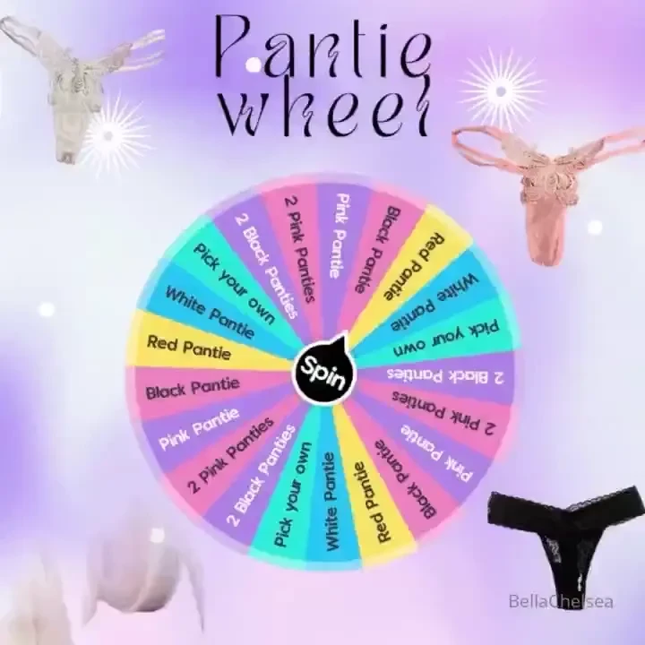 Pantie spin wheel want your hands on my cute little panties tip 35 to 