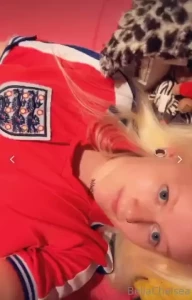 England shirt pussy play