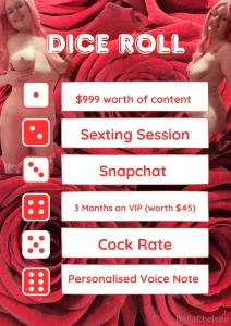 Roll my dice let s turn up the heat with this dice roll game win some