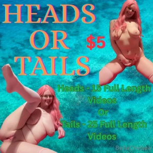 Lets play tip 5 and i ll flip a coin land on heads you win 15 full