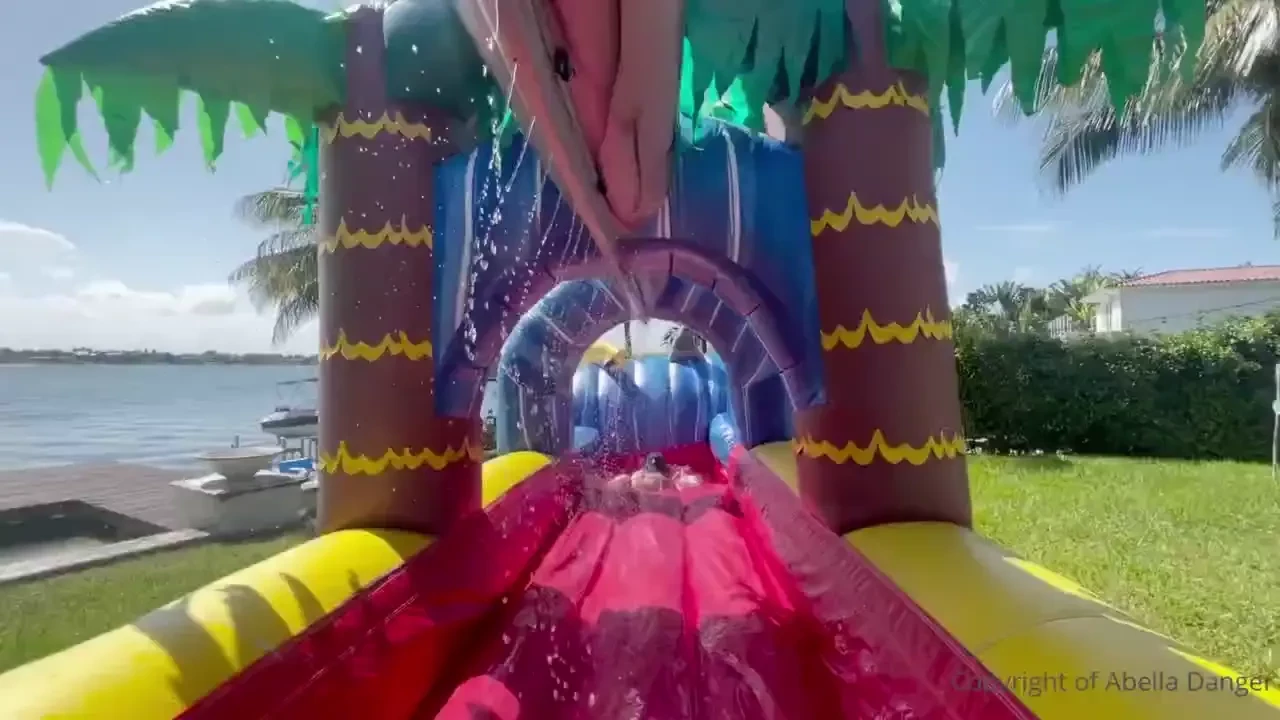 Want to slip and slide with me 