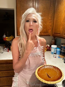 It s fall season have you seen my naughty pumpkin pie scene yet