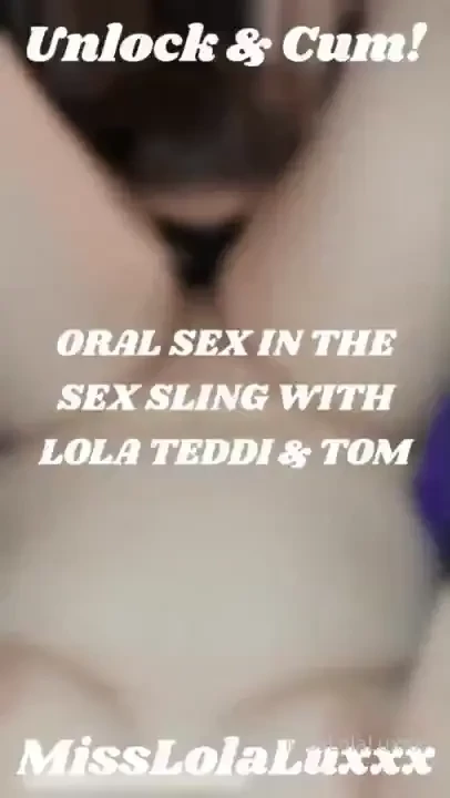 Oral sex in the sex sling with teddi amp tom she devoured my wet pussy 