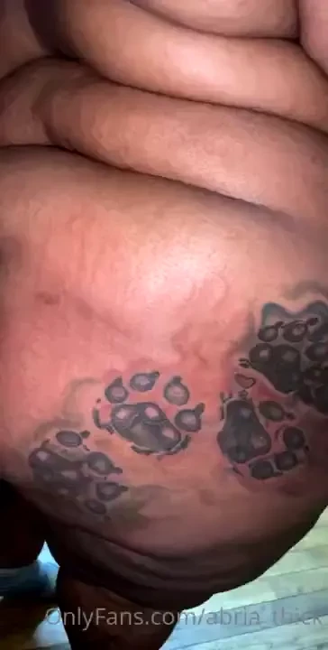 Whole hand print on my ass 