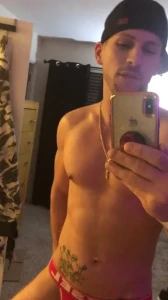 Showing off in my jock