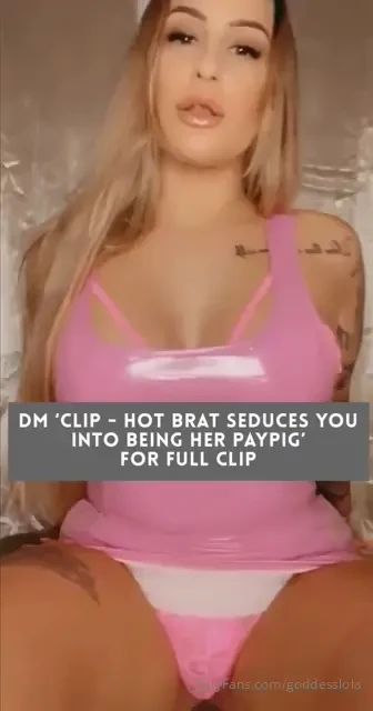 Hot brat seduces you into being her paypig - you know men like you part 1 