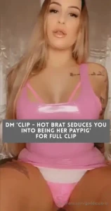 Hot brat seduces you into being her paypig - you know men like you part 1