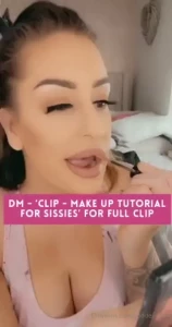 Sissy beginners make up tutorial get ready with me i know you sissy part 1