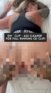 Ass cleaner - i get back from the gym and then make him clean my part 1