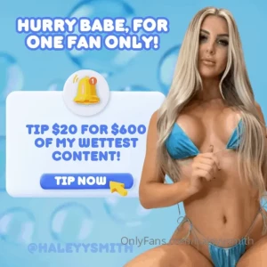 haleyysmith1 - First to tip 20 will get 600 of my naughtiest pics and vids hurry 